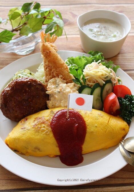 好きなものだらけの 大人様ランチ Clairefontaine