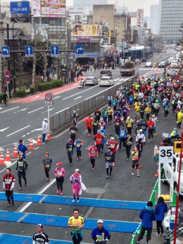 東京マラソ２０１５ コスプレランナーたくさん くらら日記