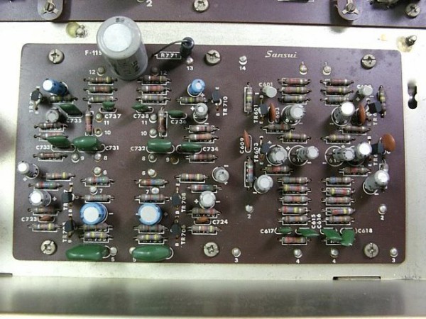 サンスイ AU-777D のレストア : レストアの杜