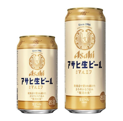 新商品】昭和レトロか、復活の”マルエフ”「アサヒ生ビール」 : さけ