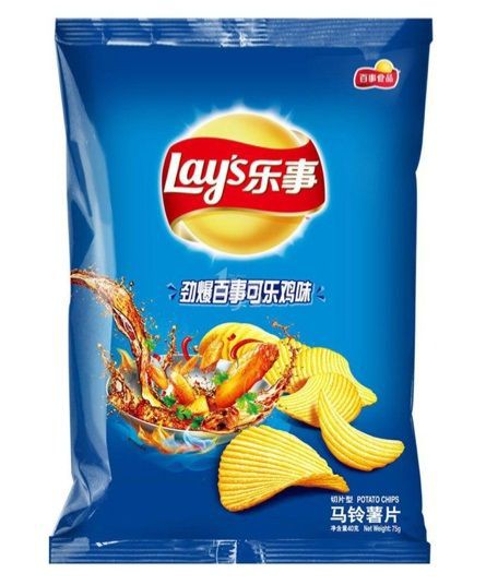 中国の新しいポテトチップス ペプシ チキン味 きよおと Kiyoto