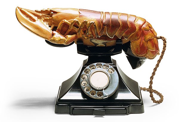 額装】オフィシャル品 サルバドール・ダリ「Lobster Telephone
