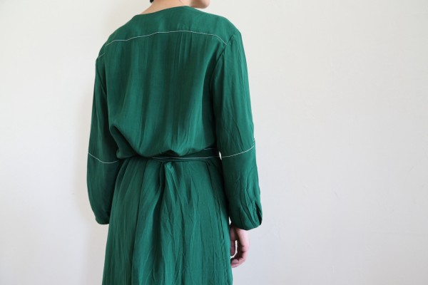 SARA LANZI ~ 深いグリーンのコートドレス : CLOSET