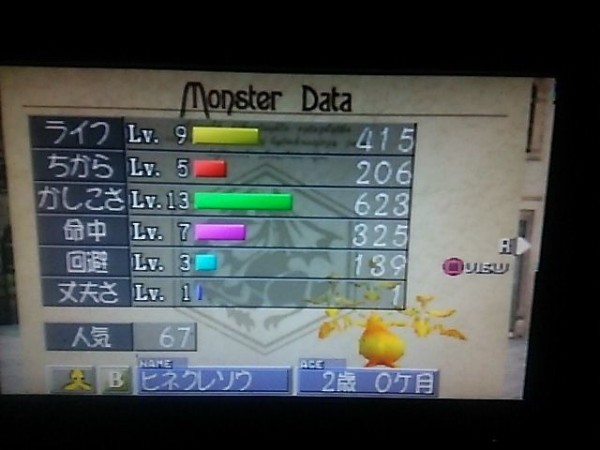 Mf2 冒険用モンスターとしてヒネクレソウを育成 Fびーでーfゲームfブログf