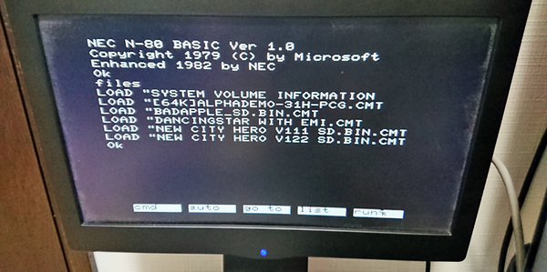 PC-8001mk2_SD を導入した : プログラミング指南 - Code Knowledge
