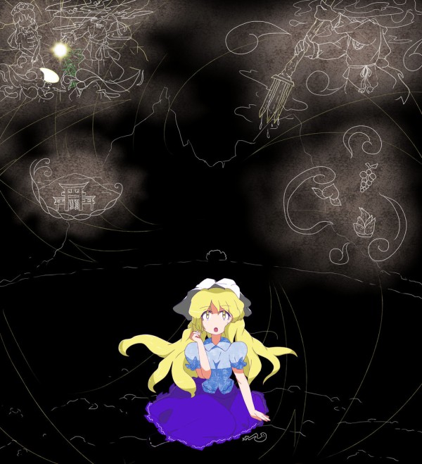 東方 蓮子の黒髪とメリーの金髪が対比になってていいよね 2ch東方スレ観測所