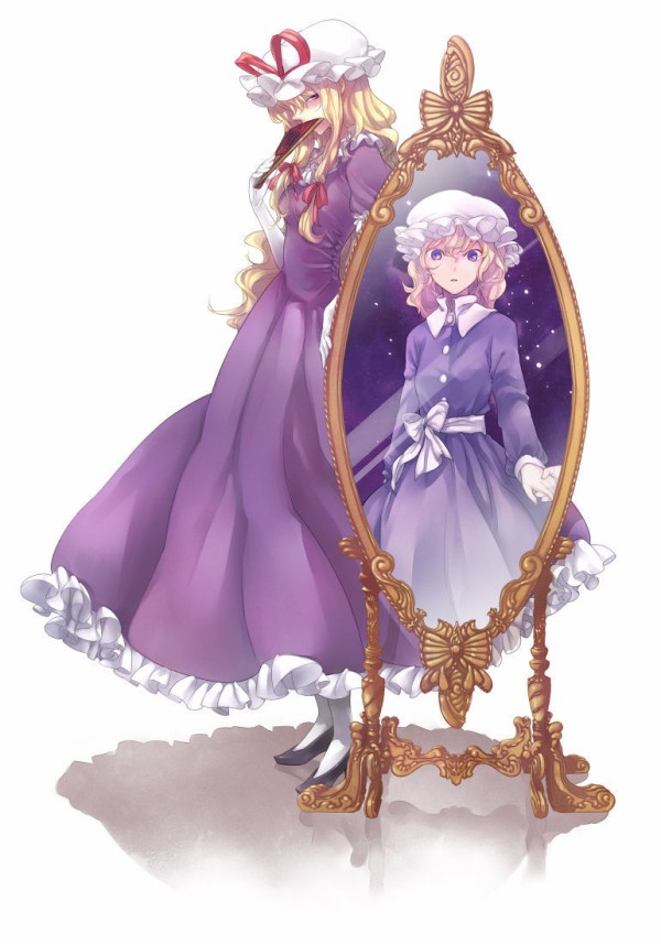 東方 蓮子の黒髪とメリーの金髪が対比になってていいよね 2ch東方スレ観測所