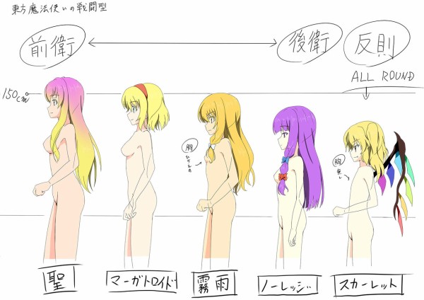 東方キャラの胸はどれぐらいの大きさがベストか考える 2ch東方スレ観測所