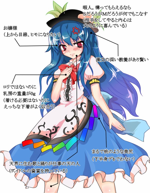 東方】比那名居天子ちゃんの魅力について語る : 2ch東方スレ観測所