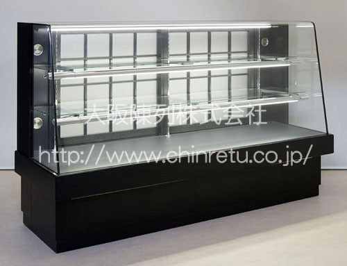 コレクション棚b ガラスキャビネットBワイド ガラスショーケース・食器