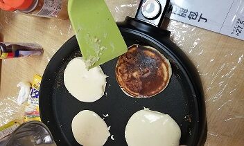 高田馬場 パンケーキ作り 福祉型カレッジ ゆたかカレッジ の日々