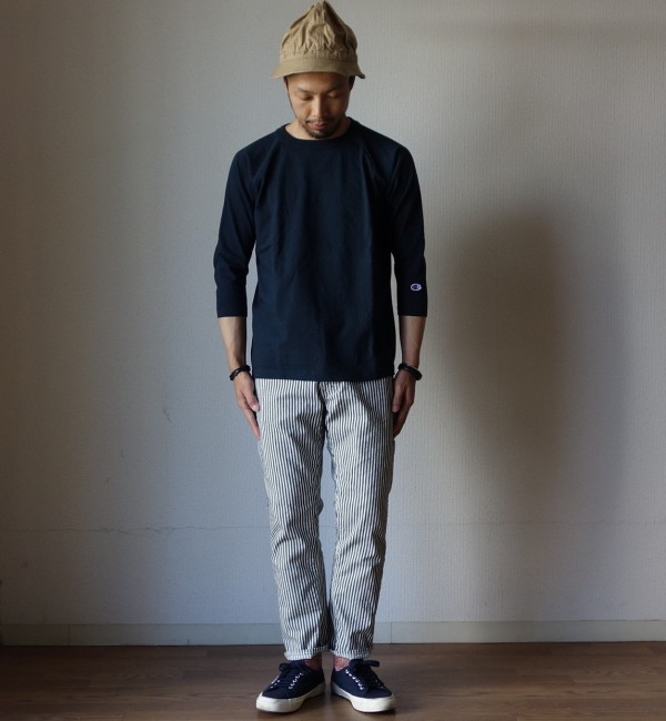 Champion　T1011 七分袖　M　グレー　MADE IN USA Champion（チャンピオン） 『T1011』 フットボール Tシャツ