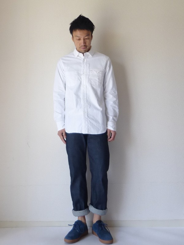 Put on オックスフォードシャツ！【15jyugo,TATAMIZE,Manualalphabet