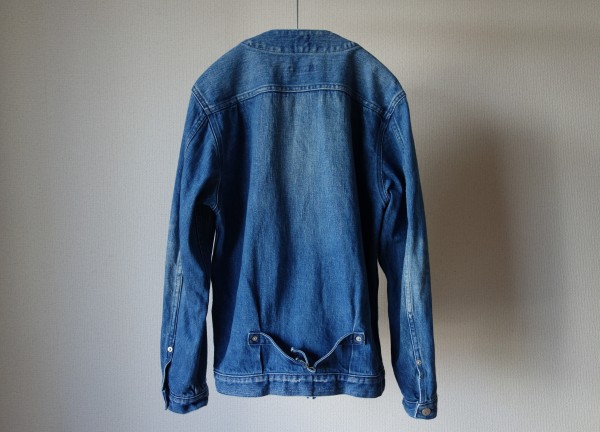 ordinary fits ノーカラー デニムジャケット ORDINARY FITS オーディナリーフィッツ ノーカラーデニム