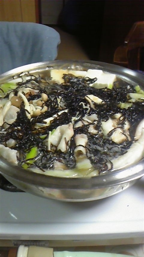 くらこんの塩昆布鍋 今日のお料理