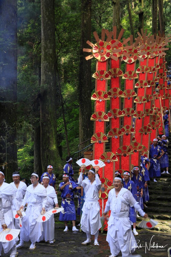 和歌山県那智勝浦町の那智の扇祭り 7月14日分4-4。 : 風景写真家・西川