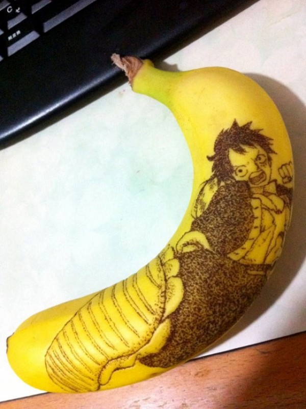 アメリカ反応 バナナの皮に絵を描くアート 海外反応 クールジャパン