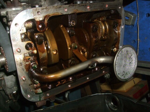 カプチーノ　シリンダーブロック　オイルパン F6Aオイルパン修理（スズキ カプチーノ・EA11R/21R）by