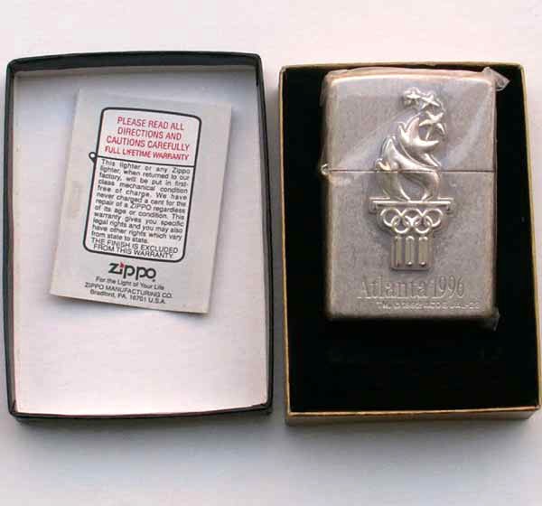 zippo ジッポー アトランタオリンピック記念 オイルライター めずらしい