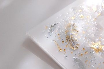 白夜飛行 』 2色箔押しクリアファイル（ clear plastic file
