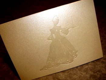 C ｏｋムーンカラーで作る 結婚式オリジナル席札台紙 ようこそ 行列のできる 箔押し印刷工房 へ