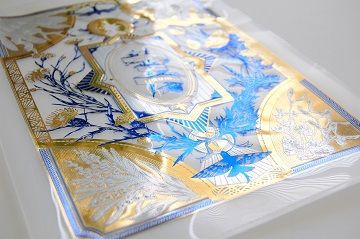 新製品お知らせ 】 漫画家 青井秋 Systema Naturae 3色箔押し