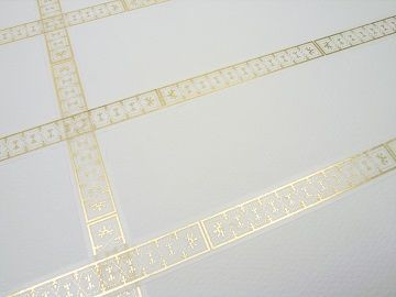 花形装飾活字 箔押しマスキングテープ : ようこそ！行列のできる
