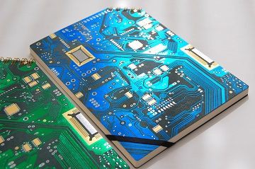 コスモテックななめリングノートナスカの電子回路ブルー