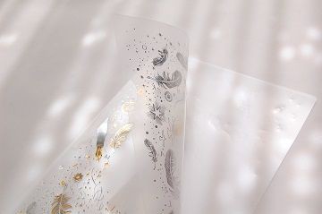 白夜飛行 』 2色箔押しクリアファイル（ clear plastic file
