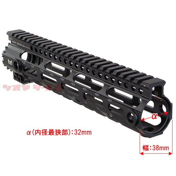 M4用 MIDWEST IND G3 Mタイプ M-LOK 10インチ HANDGUARD(10inch ハンド