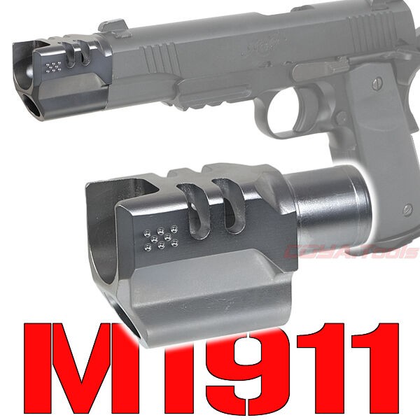 M1911用 STRIKE INDUSTRIES タイプ アルミ コンペンセイター&バレル