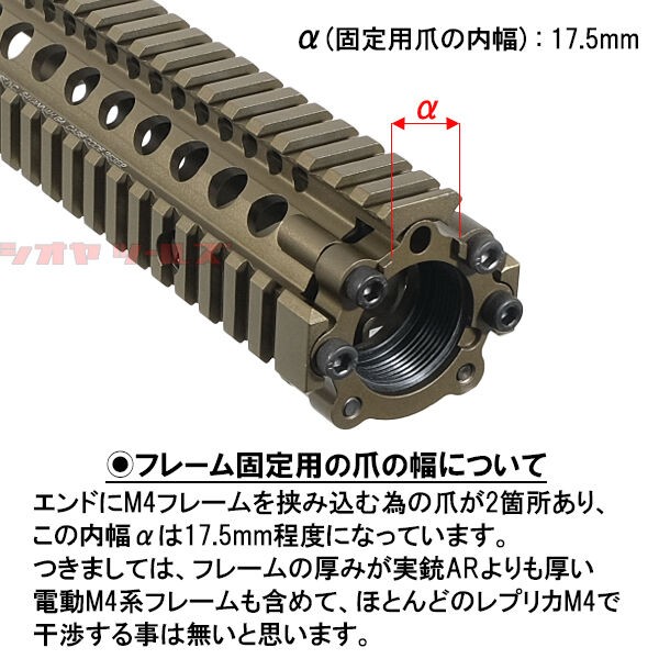 DANIEL DEFENSE M4A1 RISⅡ FSP タイプ HANDGUARD DDC ( SOPMOD block2