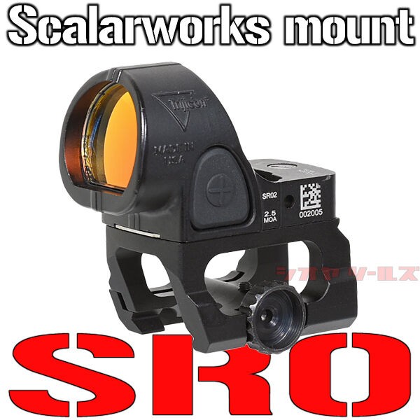 New! トリジコン SROタイプ ドットサイト with Scalarworks mount