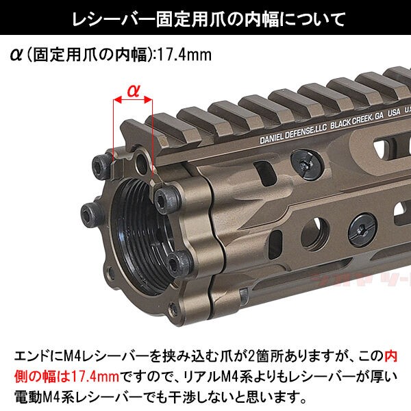 ダニエルディフェンス RISⅢ 13インチ レプリカ ハンドガード ダニエル