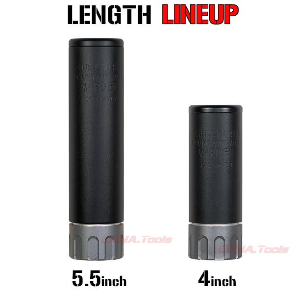 SUREFIRE WARDEN タイプ サイレンサー ( 4inch 5.5inch シュアファイア