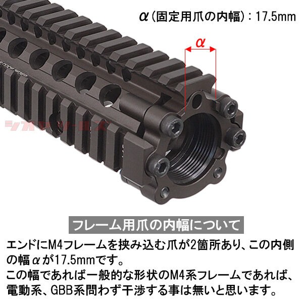 DANIEL DEFENSE M4A1 RISⅡ FSPタイプ HANDGUARD FDE(SOPMOD