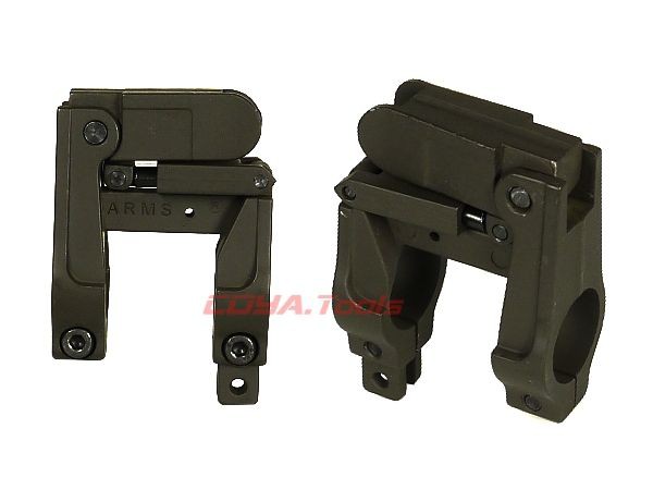 A.R.M.S 実物フロントサイト ARMSタイプ フォールディング フロントサイト M4シリーズ対応 BK