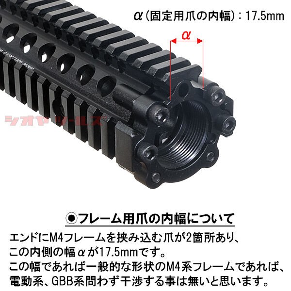 New DANIEL DEFENSE M4A1 RISⅡ FSP タイプ HANDGUARD BK(SOPMOD