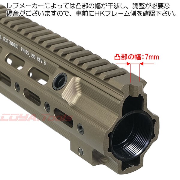 HK416用 Geissele SMRタイプ 10.5inch ハンドガード DDC ( ガイズリー