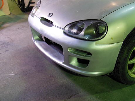 イメージ確認~カプチーノ NEWフロントバンパー製作記 : 浜松で イメージ確認~カプチーノ NEWフロントバンパー製作記 : 浜松で