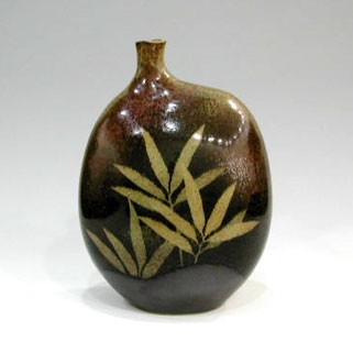 陶器の小物入れ 島田猛 未使用新品 伝統工芸