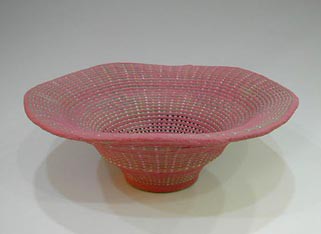 作家物　宇田川雅章　切込水指　茶道具　練上　幾何学 作家物 宇田川雅章 切込水指 茶道具 練上 幾何学