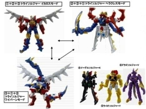 カバヤ食玩 「トライソルジャー」 : 特撮玩具好きの部屋