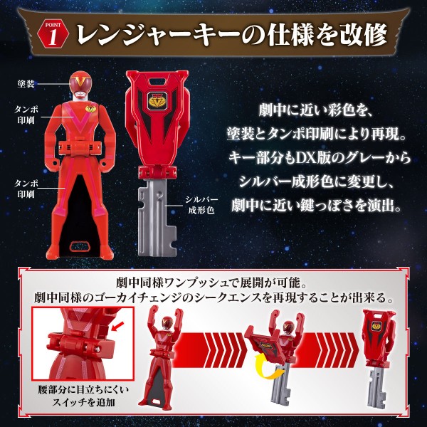 プレバン】レンジャーキー -MEMORIAL EDITION- 35レッドセット（海賊戦隊ゴーカイジャー） : 特撮玩具好きの部屋