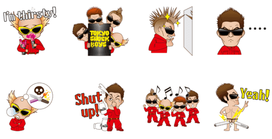 電撃ネットワーク 益若つばさ 有名人クリエイターのシュールすぎるスタンプが続々登場 Lineスタンプ公式ブログ