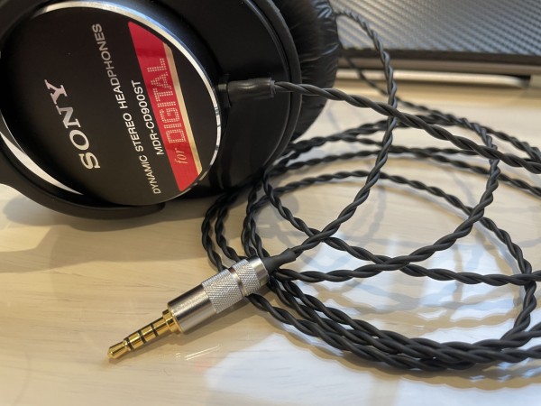 バランス化改造済みのソニーMDR-CD900STを再リケーブル