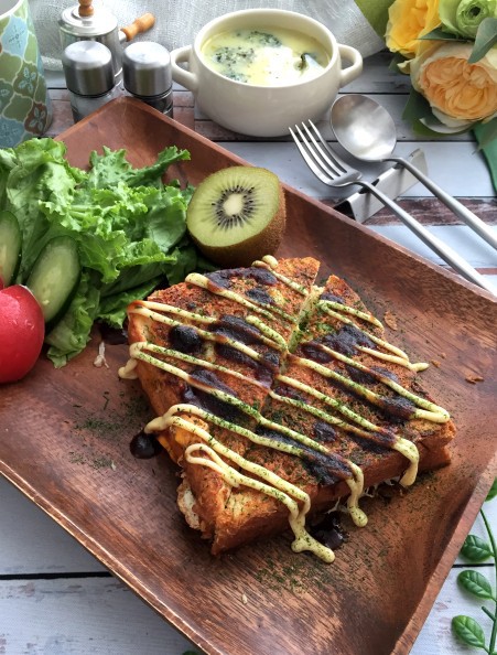 フライパンひとつで作るホットサンドお好み焼き風 ローマのおいしい生活in東京 Powered By ライブドアブログ