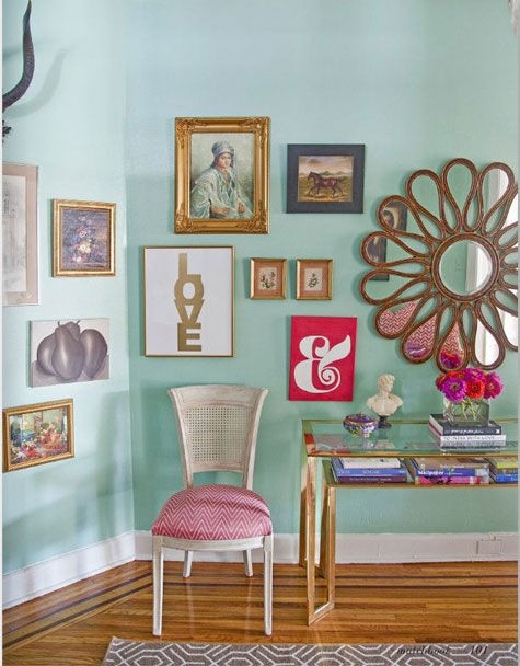 ミントグリーン色のお部屋 画像集 素敵なインテリア 壁紙ペイント 1 4 Diyナビ 壁 ペンキ Diyナビ