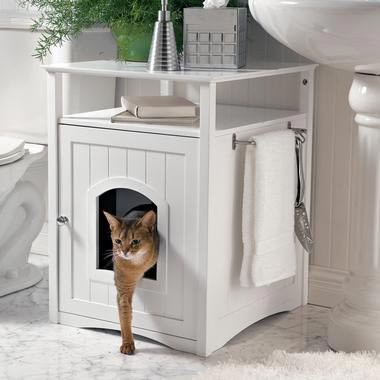 オシャレな 猫用トイレ をikeaの家具で作る Diyナビ 家具 脚 Diyナビ