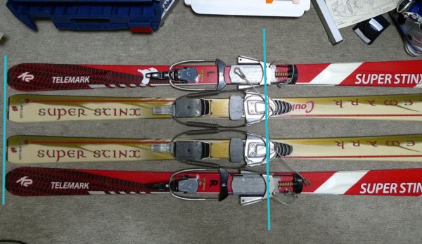 K2 SUPER STINX 174cm テレマーク用板 K2板とHammerHead : 451のミニベロ